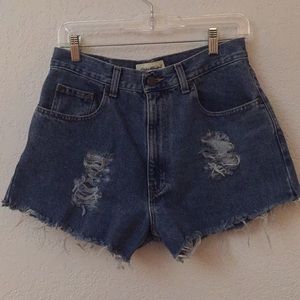 High waisted Jean Shorts